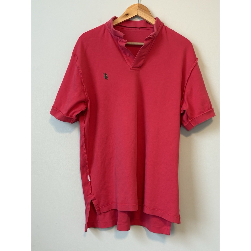 Polo Ralph Lauren Men's Red Polo Shirt L 100% Cotton - Picture 5 of 6